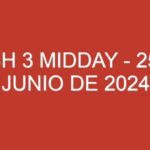 Cash 3 Midday – 25 de junio de 2024