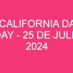 USA California Daily 3 Midday – 25 de julio de 2024