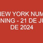 USA New York Numbers Evening – 21 de julio de 2024