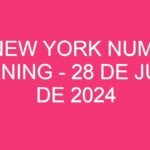 USA New York Numbers Evening – 28 de julio de 2024