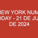 USA New York Numbers Midday – 21 de julio de 2024