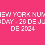 USA New York Numbers Midday – 26 de julio de 2024