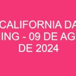 USA California Daily 3 Evening – 09 de agosto de 2024