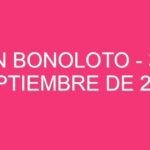 Spain BonoLoto – 30 de septiembre de 2024