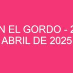 Spain El Gordo – 27 de abril de 2025